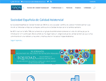 Tablet Screenshot of calidadasistencial.es